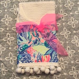 Lilly Pulitzer Mermaid Cove dish towels